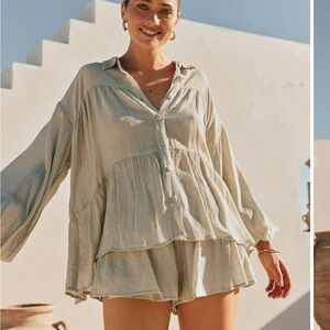 Sabo Huxley Top and Shorts  set size S